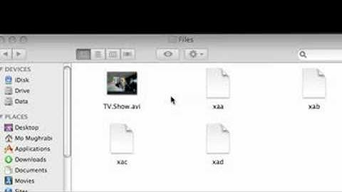 HowTo split large files and join them with Mac