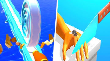 Spiral Roll 🆚 ASMR Slicing  - Max Level Gameplay iOS,Android Walkthrough Video Update Game Mobile