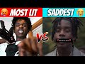 Rappers MOST LIT Song vs MOST EMOTIONAL Song!