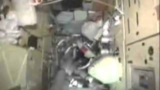 Soviet-Russian Mir Space Station Interior