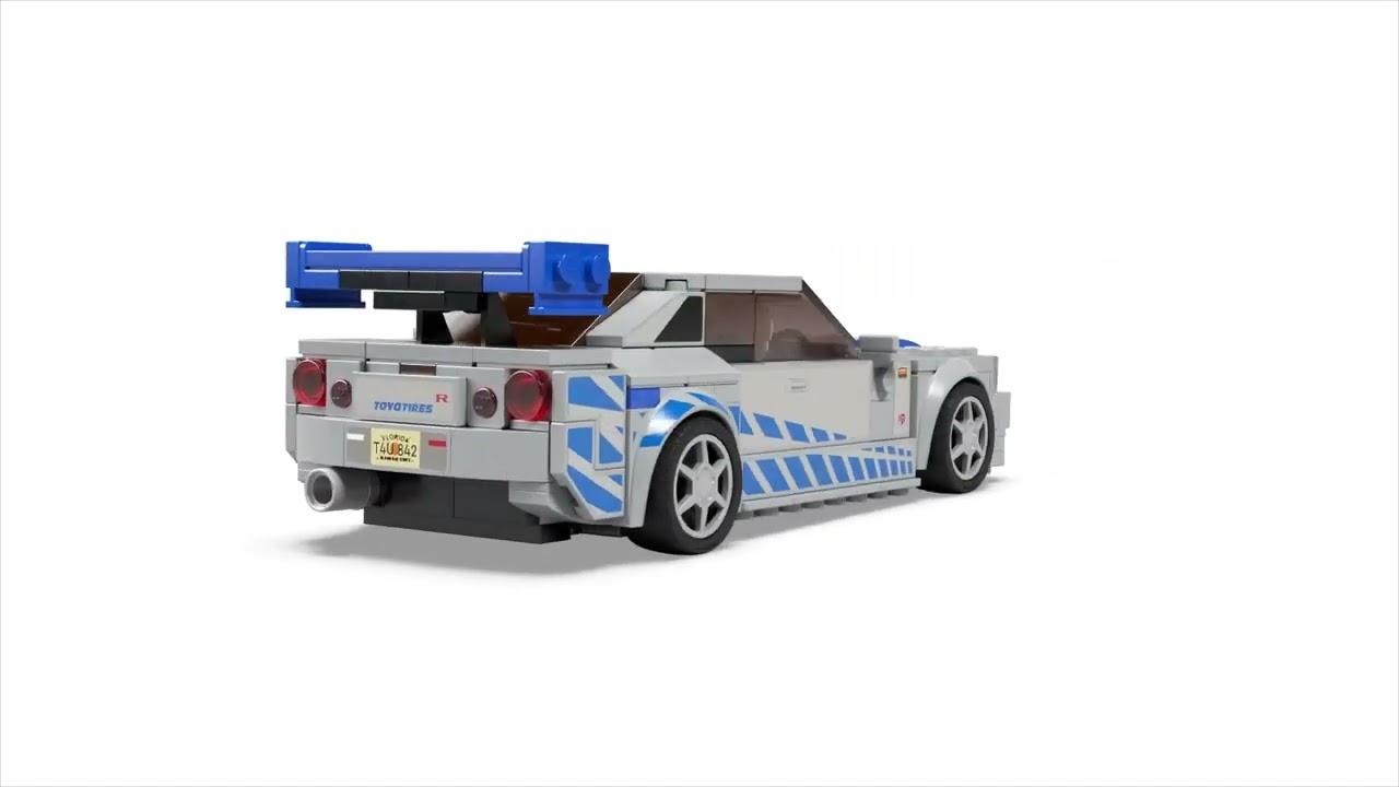 LEGO Speed Champions 2 Fast 2 Furious Nissan Skyline GT-R (R34) 76917  673419378666