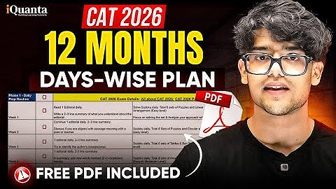 How to Start CAT 2026 Preparation for Beginners | 51-Week Timetable & Strategy by 99.57%iler
