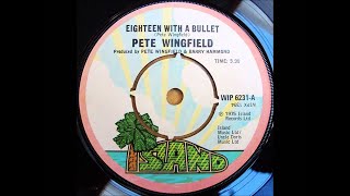 Video thumbnail of "ISRAELITES:Pete Wingfield - 18 With A Bullet 1975 {Extended Version}"