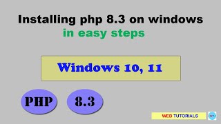 PHP 8 3 13 installation on Windows 11 64 Bit