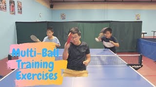 One Hour Multi-Ball Training Exercises for Beginner & Intermediate