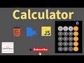 Calculator in HTML, CSS & Javascript | Source code in description | Responsive Calculator