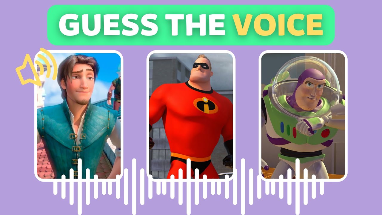 Can You Guess The Disney Voice Guess Who's Talking Disney Quiz