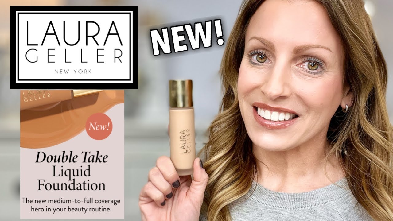 NEW! Laura Geller Double Take Liquid Foundation Review & Wear Test