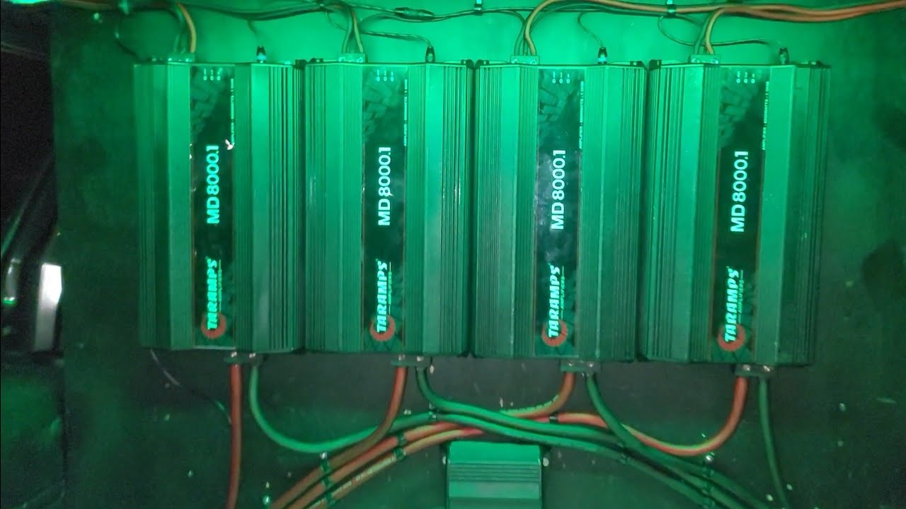 4 Fi Audio Team v2 18s Powered By 4 Taramps MD 8000.1