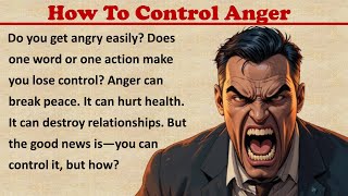 How to Control Anger | Improve Your English Through This Story | Graded Readers Level 1