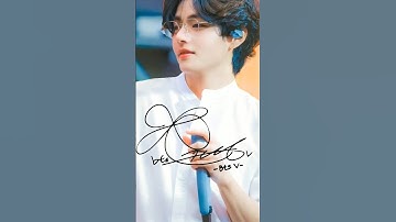 bts all members signature#shorts #jungkook #v #bts #viral