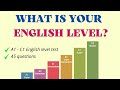 What is your english level  english level test  grammar  listening