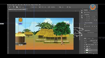 ফটোশপে ব্যাকগ্রাউন্ড ডিজাইন।  #photoshop #techcomp #photoshoptutorial