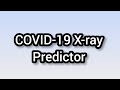 COVID-19 X-ray Predictor | CovidExpert
