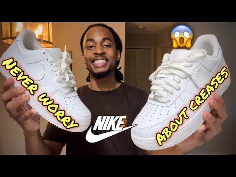 HOW TO UNCREASE AIR FORCE 1 (Never Worry About Creases Again) - YouTube