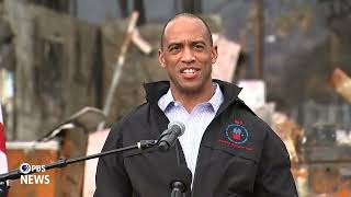 WATCH: HUD Secretary Turner discusses Los Angeles wildfire relief after touring damage in Altadena