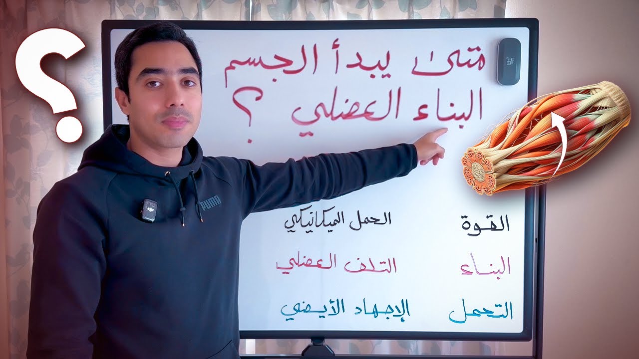 متى يبدأ البناء العضلي؟ افهم صح لتمرين صح ✅️