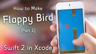 Make Flappy Bird! (Pt. 1 : Swift 2 in Xcode : SpriteKit) screenshot 5