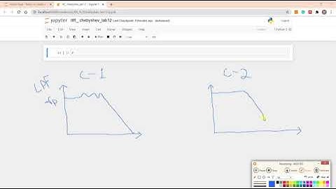 Lab 12: Design of  IIR Chebyshev Filter