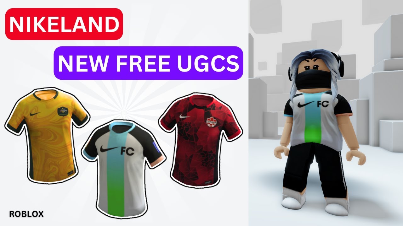 FREE ACCESSORIES! HOW TO GET x13 Nike Football T-Shirts! ( ROBLOX