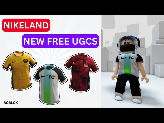 FREE ACCESSORIES! HOW TO GET x13 Nike Football T-Shirts! ( ROBLOX NIKELAND  ⚽ [CUP CLASH!]🌀 EVENT) 
