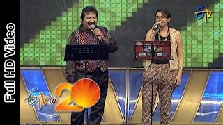 Mano and Pranavi Performs - Aata Kavala Pata Kavala Song in Vizag ETV @ 20 Celebrations
