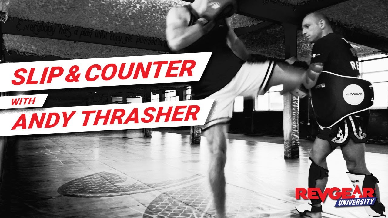 Slip and Counter Muay Thai Kickboxing Technique with Andy Thrasher