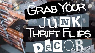 USE YOUR JUNK‼️ ONE OF A KIND🚨 DIY Home Decor; Create Junky Assemblage Decor.