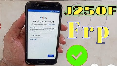 SAMSUNG J2 PRO (J250F) FRP BYPASS Android 7.1.1 FRP Bypass