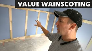 Fast Efficient Wainscoting  Value Engineered Wainscoting Details