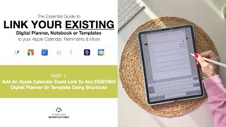 الجزء الأول: إضافة رابط حدث تقويم أبل إلى أي مخطط رقمي أو قالب موجود باستخدام الاختصارات screenshot 1