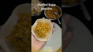 Desi Thali- Methi Matar Malai ,Stuffed Bajra paratha /winter special