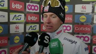 Tadej Pogačar - Interview at the finish - Liège - Bastogne - Liège 2024