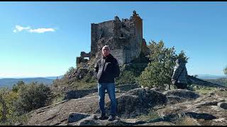 Trevejo y castillo, Sierra de Gata, Cáceres.