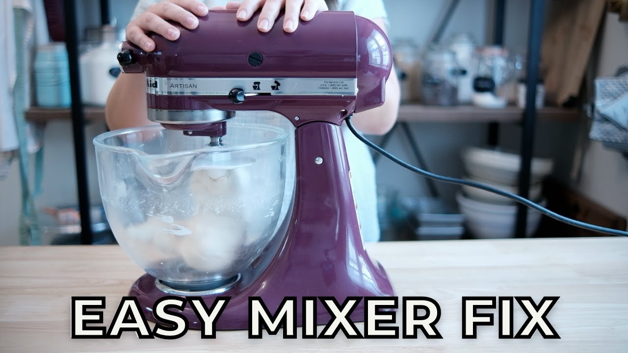 How to Fix a KitchenAid Stand Mixer That Is Leaking Oil 