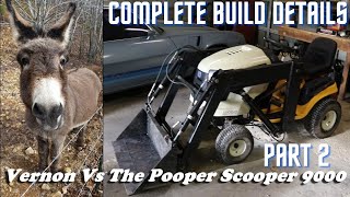 Homemade Front End Loader Made for Lawn Mower Build Details