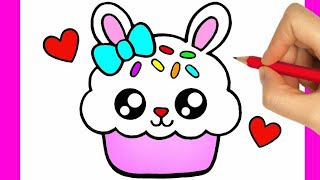 KAWAII CAKE DIY | niedlichen Kuchen zeichnen für Geburtstags Karten und Einladungen