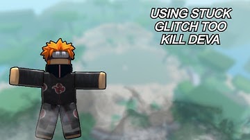 Defeating DEVA BOSS With This Stuck GLITCH In Shindo Life