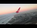 Turkish airlines b737800 take off from istanbul atatrk airport