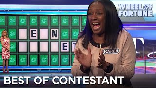 Karen Has A Lot of Fun and Wins A Lot of Money! | Wheel of Fortune