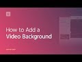 Add Video Background to Your WordPress Website - Elementor Tutorial