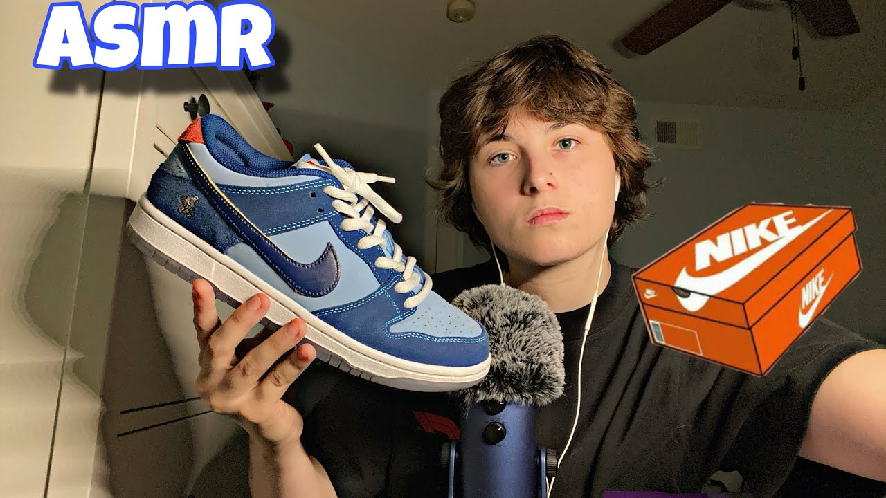 ASMR | SHOE UNBOXING | (whispered, tapping, scratching, crinkles) 👟 🎧 ...