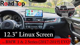 HOW TO Upgrade BMW 1 series F20 2 Series F22 F23 2017-2019 Touch Screen CarPlay & Android Auto EVO