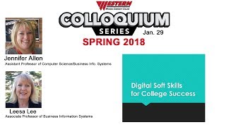 WWCC Colloquium Spring 2018 Digital Soft Skills for College Success screenshot 2