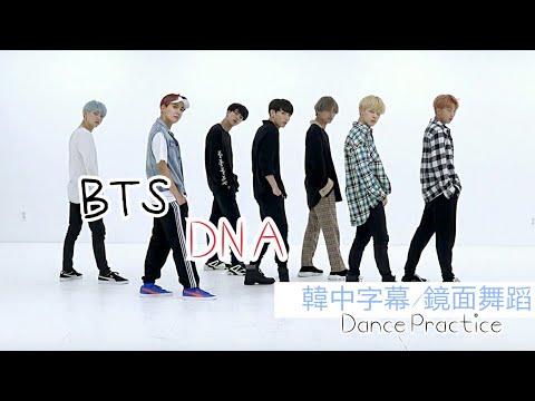 【韓中字幕】防彈少年團BTS "DNA" 鏡面舞蹈 Dance Practice.
