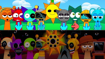Incredibox Sprunki: Pyramixed FNF arrow l Versões Normal e Horror ( Novo Mod )