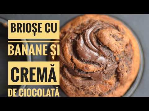 Video: Cum Se Fac Brioșe De Ciocolată Cu Banane