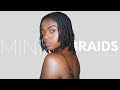 HOW TO: Mini Braids Turorial | Easy Protective Style|! Length Retention