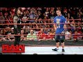 John cena returns to raw for a confrontation with roman reigns raw aug 21 2017