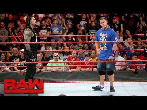 John Cena returns to Raw for a confrontation with Roman Reigns: Raw, Aug. 21, 2017